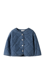 Name It - Nmfjuliette Quilt Dnm Jacket 6016-Pa B - Džinsės ir velvetinės striukės - Mėlyna