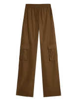 7 For All Mankind - Cargo Wide Pant Popeline Toffee - Cargo kelnės - Ruda