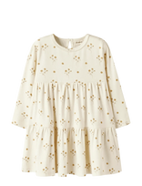 Lil'Atelier - Nmflayo Sif Ls Dress Lil - Suknelė kūdikiui ilgomis rankovėmis - Kreminė spalva