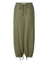 Selected - Slfbeatrice Mw Wide Pant B - Plačios kelnės - Chaki spalva