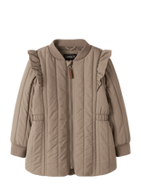 Name It - Nmfmelody Quilt Jacket Tb - Dygsniuota striukė - Ruda