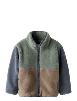 Name It - Nmmmimba Sherpa Jacket - Flisinė striukė - Žalia