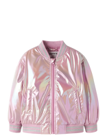 Name It - Nmfmolina Bomber Jacket Shiny - Bomberio striukė - Rožinė