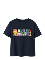 Name It - Nkmfergus Marvel Ss Nreg Top Mar - Marškinėliai trumpomis rankovėmis - Tamsiai mėlyna