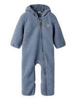Name It - Nbmmall Sherpa Suit - Flisinis kombinezonas - Mėlyna