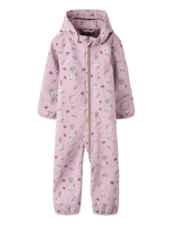 Name It - Nbfalfa08 Softshell Suit Aop Fo - Minkštas kombinezonas - Rožinė