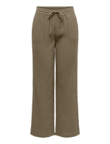 JDY - Jdytheis Life Wide Pant Wvn Noos - Plačios kelnės - Chaki spalva