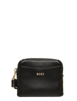 BOSS - Sandy Zip Cardholder - Raktų pakabukai ir rankinių pakabukai - Juoda
