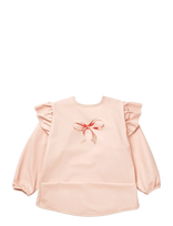 Elodie Details - Long Sleeved Baby Bib Rosy Bow - Kombinezonas ilgomis rankovėmis - Rožinė