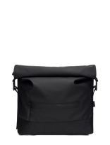 Rains - Trail Rolltop Messenger Bag W3 - Rankinė - Juoda