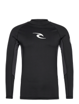 Rip Curl - Waves Upf Perf L/S - Sportiniai marškinėliai ilgomis rankovėmis - Juoda