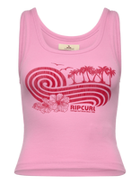 Rip Curl - Ocean Break Rib Tank - Sportinė palaidinė be rankovių - Rožinė