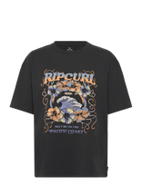 Rip Curl - Pacific Coast Heritage Tee - Sportiniai marškinėliai - Juoda