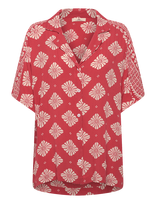 Rip Curl - Ventura Viscose S/S Shirt - Sportiniai marškinėliai - Raudona