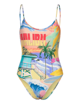 Rip Curl - Hotel Malibu Cheeky One Piece - Sportinis maudymosi kostiumėlis - Marga / raštuota