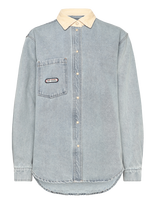 Rip Curl - Surf Side Relaxed Denim Shirt - Sportiniai marškinėliai - Mėlyna