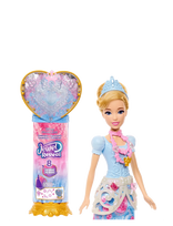 Disney Princess - Disney Princess Jewel Reveal Cinderella Fashion Doll W/ 8 Surprises Including Gem Box & Accessories - Lėlė - Mėlyna