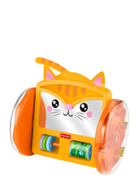 Fisher-Price - Fp Pets Crawl-After Kitty Mirror, Baby Tummy Time & Crawling Activity Toy - Interaktyvūs žaislai - Oranžinė