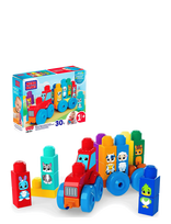 MEGA Bloks - Bloks First Builders Build & Match Animal Tractor Block Toy (30 Pieces) For Toddler - Žaislinės kaladėlės - Marga / raštuota