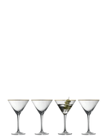 Lyngby Glas - Martiniglas Palermo Gold 4 Stk. - Kokteilių taurė - Nude