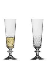 Lyngby Glas - Champagneglas Eaton 2 Stk. - Šampano taurės - Nude