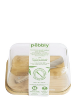Pebbly - Pebbly Smørskål Med Smørkniv, 2-Delt Sæt - Sviesto indelis