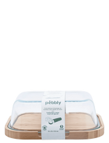 Pebbly - Opbevaringsboks Til Ost Med Småsten M - Sūrio indelis