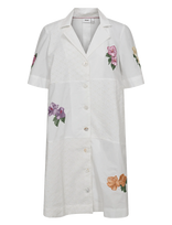 Nümph - Numaia Dress - Trumpa suknelė - Balta