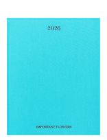 New Mags - The Important Flowers Planner 2026 - Kalendoriai ir užrašų knygelės - Mėlyna