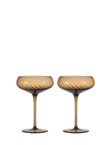 Byon - Champagneglas Opacity, 2-Pak - Šampano taurės - Ruda