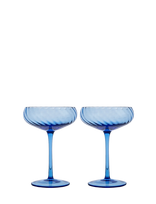 Byon - Champagnekop Opacity, 2-Pak - Šampano taurės - Mėlyna