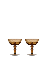 Byon - Italiensk Champagneglas Opacity, 2-Pak - Šampano taurės - Ruda
