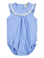 Müsli By Green Cotton - Poplin Wide Fit S/S Body - Berankovis smėlinukas - Mėlyna
