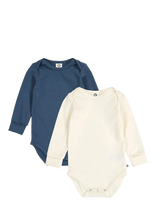 Müsli By Green Cotton - Cozy Me L/S Body 2-Pack - Marškinėliai ilgomis rankovėmis - Kreminė spalva