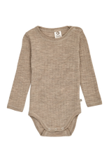 Müsli By Green Cotton - Woolly Rib L/S Body - Marškinėliai ilgomis rankovėmis - Smėlio