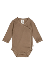 Müsli By Green Cotton - Rib L/S Body - Sujuosiamas sijonas - Ruda