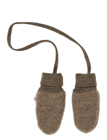 Müsli By Green Cotton - Woolly Fleece Mittens - Pirštinės - Ruda