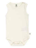 Müsli - Rib Sleeveless Body - Berankovis smėlinukas - Kreminė spalva