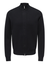 ONLY & SONS - Onscooper Reg Ls 12 Cardigan Knit Frml - Megztinis - Juoda