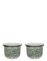 Rörstrand - Ostindia Floris Äggkopp Green 2-Pack - Kiaušinių indelis - Žalia