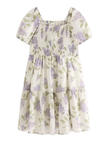 Lindex - Dress With Smock - Suknelė trumpomis rankovėmis - Balta
