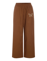 Hunkøn - Nina Trousers - Plačios kelnės - Ruda