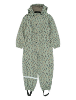 Mikk-line - Pu Aop Rain Suit With Fleece - Apsauginis kombinezonas nuo lietaus - Žalia