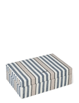 DAY ET - Day Stripes Jewelry Case Medium - Papuošalų dėžutė - Tamsiai mėlyna