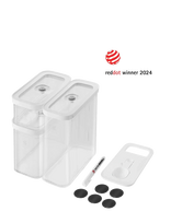 Zwilling - Fresh & Save Cube Set M5 Transparent-Vit. - Maisto laikymo dėžutė - Balta