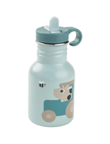 Done By Deer - Metal Bottle Tiny Farm Blue 350 Ml - Maistui - Mėlyna
