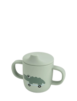 Done By Deer - Silicone Spout Cup 2-Handle Playground Green - Gertuvė - Žalia