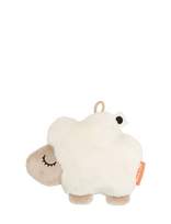 Done By Deer - Tiny Sensory Rattle Sheepy Sand - Pliušinis gyvūnas - Kreminė spalva