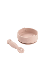 Done By Deer - Stick&Stay Learning Meal Set Sheepy Powder - Kūdikių vakarienės rinkiniai - Rožinė
