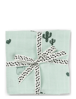 Done By Deer - Swaddle Lalee Blue - Muslino antklodė - Balta